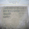 Grabplatte für Propst Johannes Mairhofer