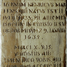 Grabplatte des Kindes Heinrich Martens in St. Ulrici-Brüdern