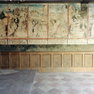 Komplette Ansicht der Nordwestwand des Kapitelsaals im Karmeliterklister, Hirschhorn 