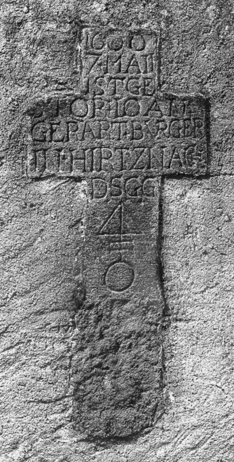 Bild zur Katalognummer 268: Grabkreuz für Johannes Gerart