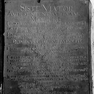 Inschriftentafel vom Epitaph für Johann Kaspar Rudolf von Salis