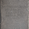 Grabplatte für Peter Stappenbeck und Johann Frey