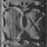 Grabplatte eines/einer Unbekannten, Detail