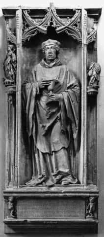 Bild zur Katalognummer 159: Epitaph des Stiftsherrn und Propstes Petrus Lutern