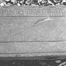 Fragment der Grabplatte eines Unbekannten