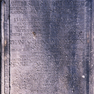 Sandsteinerne Grabplatte des Anton Julius von der Hardt in St. Stephani
