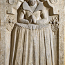 Liebfrauen, Taufkapelle, Grabplatte für Frau von Heilingen (1612)