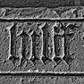 Grabplatte Tobias Volland, Detail