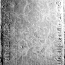 Grabplatte des Kaspar Türlinger aus rotem Marmor, im Boden eingelassen.