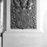 Metallauflagen der Grabplatte Markgraf Christoph I. von Baden, wiederverwendet in seinem Epitaph von 1802