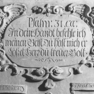 Grabplatte Karl Sigmund d. Ä. von Berlichingen, Detail (A)