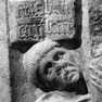 Sterbeinschrift für Abt Petrus Zistler auf einer figuralen Grabplatte