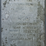 Grabplatte für H. G. P. und Joachim Hensel 