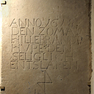 Grabplatte des Hillebrand Hupeden in der ev.-luth. Kirche St. Blasius