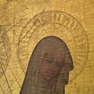 Liebfrauen, Barbarakapelle, Altarretabel, Detail Hl. Maria  (um 1420/30)