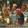 Zwei Gemälde mit Darstellungen des Abendmahls und der Auferstehung [1/2]