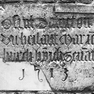 Marienburg, Inschriftenstein mit Bauinschrift (1513)