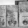 Stadtgottesacker, Grabplatten für Margareta, Kurt und Kaspar von Northausen (1554, 1556, 1587, 1628)