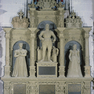 Grabdenkmal Markgraf Karl II. von Baden-Durlach, Kunigunde geb. Markgräfin von Brandenburg und Anna geb. Pfalzgräfin von Zweibrücken-Veldenz