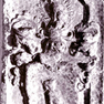 Detail vom Grabstein des Otto und Arnold von der Hage