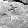 Grenzstein, sog. "Drachenstein", Detail mit Inschrift