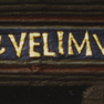 Schwellbalken mit Inschrift