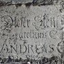 Grabplatte (Fragment) für Andreas N. N.