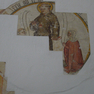 Sterbeinschrift eines Fraters Johannes (?) auf einem fragmentierten Wandgemälde