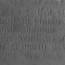 Grabplatte Johann Zobel, Detail (A)