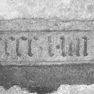 Fragment der Grabplatte einer Unbekannten