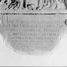 Grabinschrift für Eberhard Stainer auf einem Epitaph