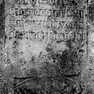 Fragment der Wappengrabplatte für Andreas Eisvogl
