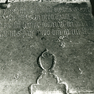 Grabinschrift für Georg Gansar auf einer Priestergrabplatte