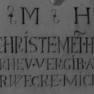 Grabplatte oder Epitaph Kaspar Huberinus (B2, E)