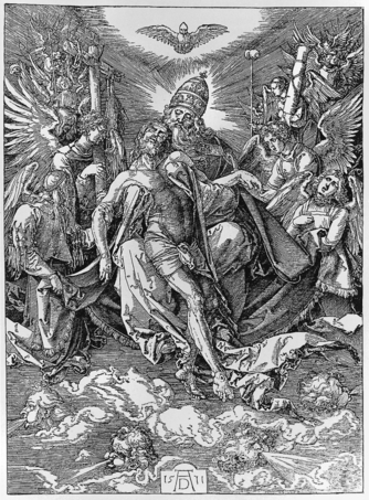 Bild zur Katalognummer 166: Holzschnitt von Dürer als Vorlage für das Epitaph für Margarethe von Eltz geb. von Helmstatt