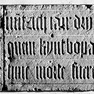 St. Paul, Inschriftenstein mit Bauinschrift (1493)