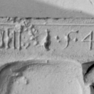 Grabplatte einer von Berlichingen, Detail