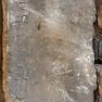 Fragment der Grabplatte eines unbekannten Ritters
