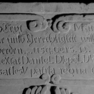 Grabplatte Daniel Diepold, Detail (A, B)