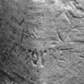Sandsteinquader mit Namen und weiteren Inschriften