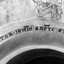Malerei, in der Krypta am östlichen Jochbogen des südöstlichen Gewölbes (I), am östlichen Jochbogen des nordöstlichen Gewölbes (II) und an der Decke im nordöstlichen Gewölbe (III-V).