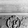 Reideburg, Gertraudenkirche, Epitaph für Rudolf von Rauchhaupt, Details der Inschriften (1604)