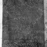 Inschriftentafel vom Epitaph für Schweighard Sigmund von Wildenstein
