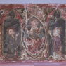Bemaltes Altarretabel aus Sandstein, Gesamtansicht