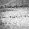 Porträt Philipp Knebel von Katzenelnbogen, Detail mit Inschrift (B)