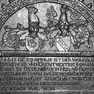 Kalkum, St. Lambertus, Grabplatte für Johann von Ossenbroich