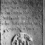 Wappengrabplatte für Anna Maria Müller