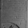Grabplattenfragment Johann Fleck, Detail (A)