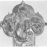 Altarkreuz, Endung des mittleren Kreuzarmes (Inv.-Nr. L1)