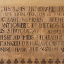 Fragmente aufgemalter Inschriften im Sitzungssaal des Rathauses [10/10]